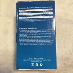 PUREPLUS Replacement Filter PP-RWF0100A Reduces 99% Chlorine Taste & Odor