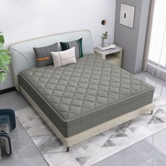 12″ 14″ Twin Full Queen King Size Mattress in a Box Memory Foam Spring Gray Bed