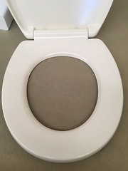 Porcher 71920-00.071 Luxury ROUND FRONT Slow Close Toilet Seat, Biscuit
