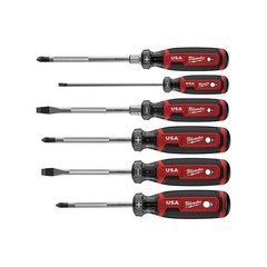 Milwaukee Tool Mt200-6 6 Pc. Cushion Grip Screwdriver Kit ( Made In Usa)