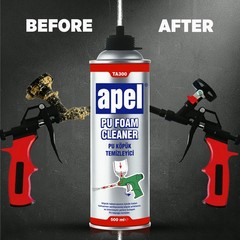 Apel PU Foam Gun Cleaner 12×16.9 fl oz. Spray Expanding Foam Remover 12 Pack