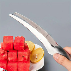 3/1 Watermelon Slicer Cutter,2-in-1 Fork Stainless Steel Fruit Cutting Artifact