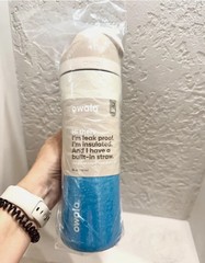 Owala FreeSip 24oz / 32oz Water Bottle Rolling in Gradient Blue Limited Edition