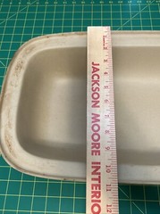 PAMPERED CHEF Family Heritage Classics STONEWARE Rectangular Lid Bowl Baker 1435