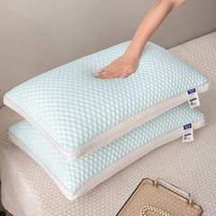 Cooling Bed Pillows Set of 2 Neck Support Side & Back Sleepers Soft Cool Pillow