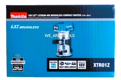 New In Box Makita XTR01Z 18V Brushless Cordless Variable Compact Router 18 Volt