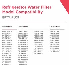 4 PACK NEW Frigidaire EPTWFU01 Pure Source Ultra II Refrigerator Water Filter US