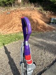 PERFECT Dyson DC07 Original Bagless Upright Vacuum + HEPA PURPLE RED SERVICED
