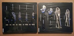 KOBALT 9 Piece Tool Set 6 Pliers, 2 Adjustable Wrenches and Wire Strippers