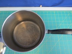 Vintage Farberware Double Boiler Pot 2.5 Qt Stainless Steel Aluminum Clad USA