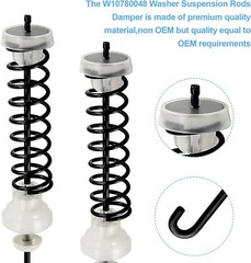 W10780048 W10821956 Suspension Rod Kit for Whirlpool Kenmore Washer 4Pcs