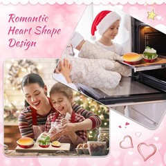 30 Pack Heart Shaped Cake Pans 9 oz, 3.4 and 1.86 oz Aluminum Heart Shaped Foil