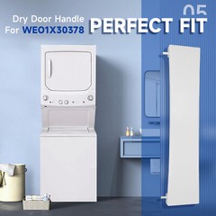 New Dryer Solid Door Handle White For GE Dryer #WE01X30378 #WE1M1068 #PS1177202