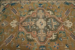 Vintage Geometric Traditional Area Rug 5×6 Hand-knotted Wool Carpet for Any Room