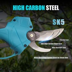 Electric Pruning Shears Cordless Pruner with 2 Batteries For Makita 18V Battery