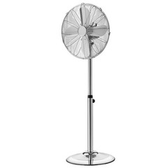 Uimoso 16 in Industrial Pedestal Fan, High Velocity,Oscillating,1450 CFM, Silver
