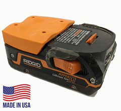 ORANGE! 6 / 6 Combo Pack RIDGID 18V Tool and Battery Mounts / Hangers / Holders