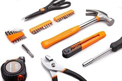 CARTMAN Orange 39-Piece Tool Set – General Household Hand Tool Kit