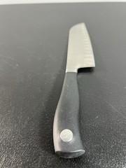 Wusthof Grand Prix II Santoku Knife 17cm Hollow Edge Germany Black Handle
