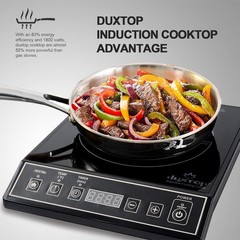 1800W Portable Induction Cooktop Countertop Burner, Black 9100MC/