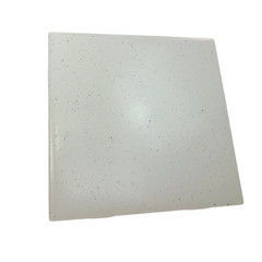 Freckled 4.25 in Ceramic Tile Specs Dots Subway Square Vintage Off White Matte