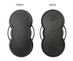 Italian TVS All-Purpose Double-Sided Aluminum Grill Plate – Non-Stick, Oven Safe