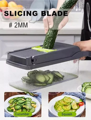 Fullstar 6-in-1 Mandoline Spiralizer Food Slicer – Black