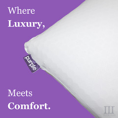 Purple Harmony Pillow – The Greatest Ever – Standard Size, Low / Medium / Tall