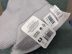 WelHome Waffle Bath Towel 29 in x 58 in in Gray