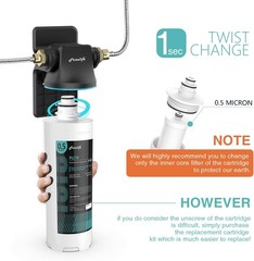 Frizzlife SW10-HF Replacement Housing Kit With PLC10 Filter Cartridge Inside…