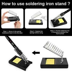 New Electric Soldering Iron Welding Gun Tool Kit Solder Wire Desoldering Pump US
