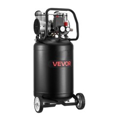 VEVOR 14-Gallon Air Compressor 2HP 4.3 SCFM at 90PSI Max 125PSI Oil-Free Tank