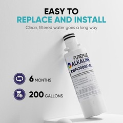 PUREPLUS Alkaline Water Filter Replacement for LG LT1000P Kenmore 9980 3-Pack