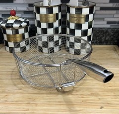 Williams Sonoma Signature Thermo-Clad SS Deep Sauté Pan w Fryer Basket New! Read