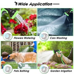 50FT 100FT 4X Stronger Deluxe Heavy Duty Expandable Flexible Garden Water Hose