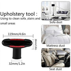 5 in1 Vacuum Cleaner 32mm Brush Nozzle Home Dusting Crevice Stair Tool Kit HS905