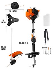 26cc 2-stroke Grass String Trimmer Lawn Mower Gas Trimmer WeedEater Powerful