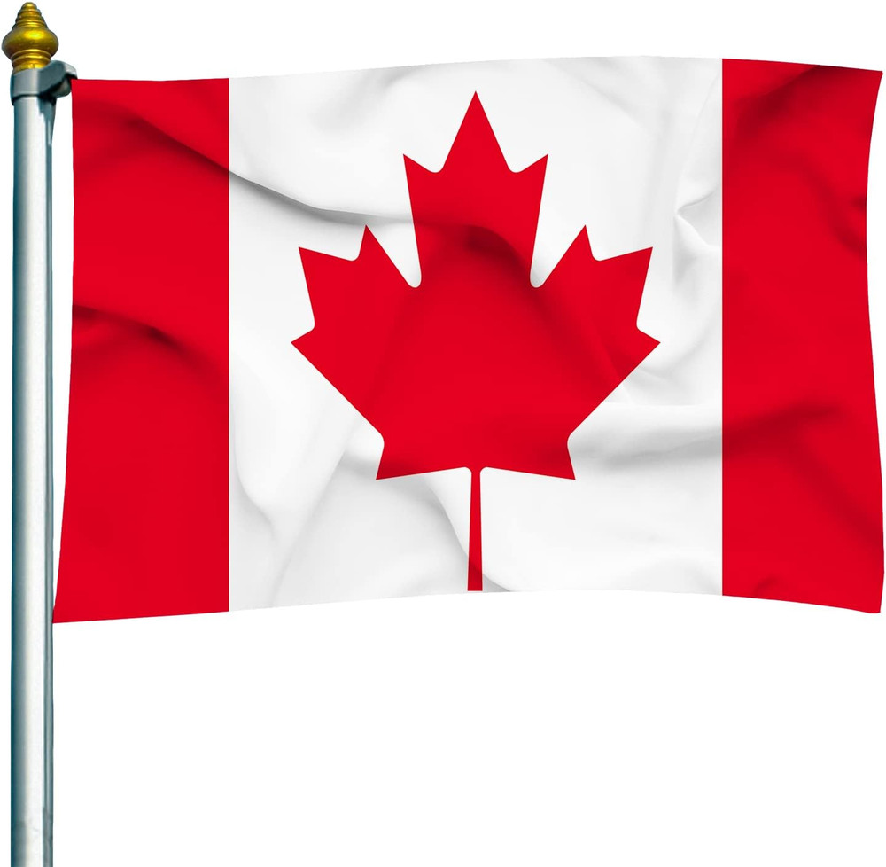 Canadian Flag Canada National Flag Polyester Fiber 3×5 Feet Bright Colors And An