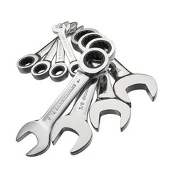 GEARWRENCH STUBBY RATCHETING WRENCH SAE OR METRIC COMBINATION CHOOSE SIZE