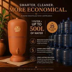 Stefani São João Classic Clay Water Filter – Traditional Brazilian Filtration