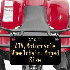 Personalized Custom License Plate Tag for Any State Wall Auto Car Bicycle ATV