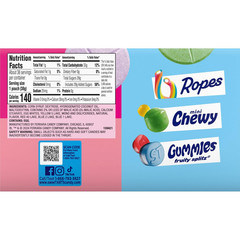 Giant Chewy Candy, Sweet and Tart, 1.35 Oz, 36 Count