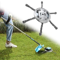 Universal Trimmer Head Grass Tools Steel Wire Wheel Garden Weed Brush Lawn Mower