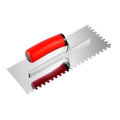 VEVOR Tile Tools Stainless Steel Squared Notch Tile Trowel 10.9×4.4in Pro Grade