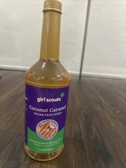 NEW Girl Scouts Cookies Inspired Flavored COCONUT CARAMEL Sugar Free Syrup 1L