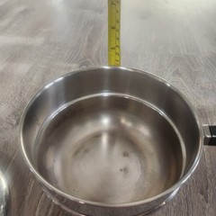 Vintage Farberware Double Boiler Insert Pan with Lid Stainless Steel 2 – 2.5 Qt