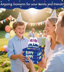 Birthday Money Pull Box Cash Gift Surprise DIY Money Holder with Happy birthday