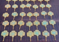 NOS Vintage Girl Scouts Traditional Eagle Logo Emblem Cupcake Picks 40+ Lot