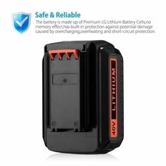 40V 4.0Ah LBX2040 for Black and Decker 40 Volt Lithium Battery LBXR36 LBX1540 US