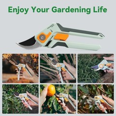 PrunePro Pruning Shears Gardening Scissors Set Professional Hand Pruner Sharp…